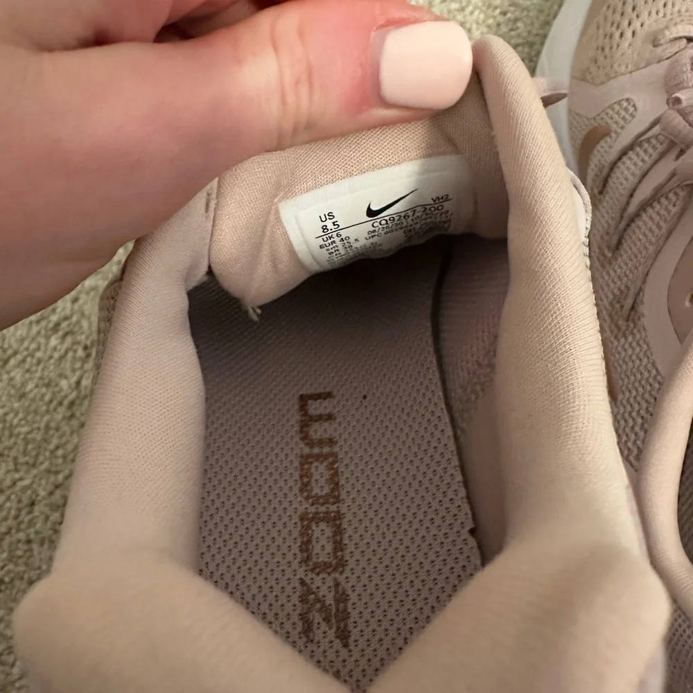 Nike Women's WMNS Zoom Span 3 Stone Mauve/MTLC Red Bronze-Barely Rose - Picture 4 of 15